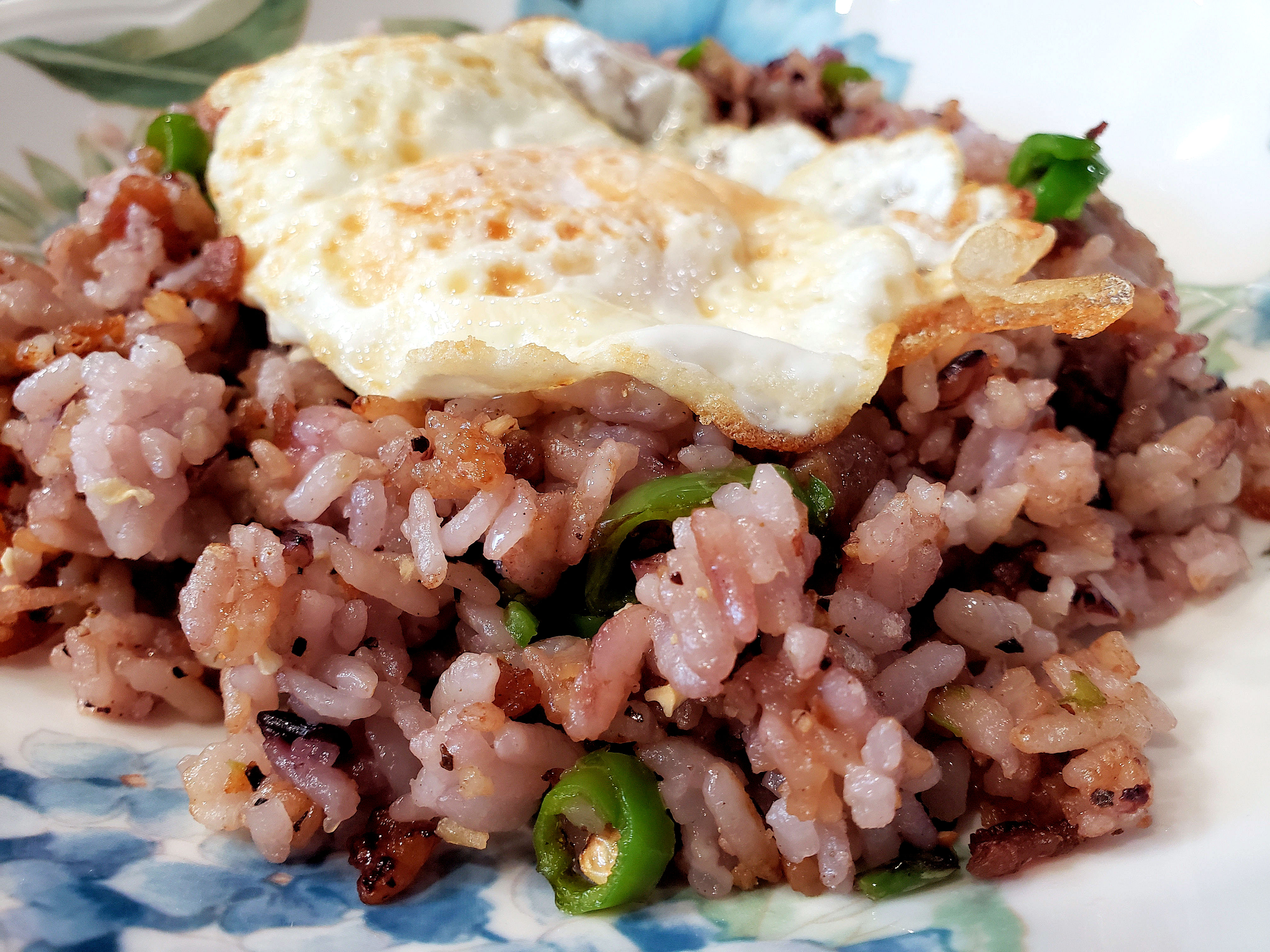 fried rice and egg